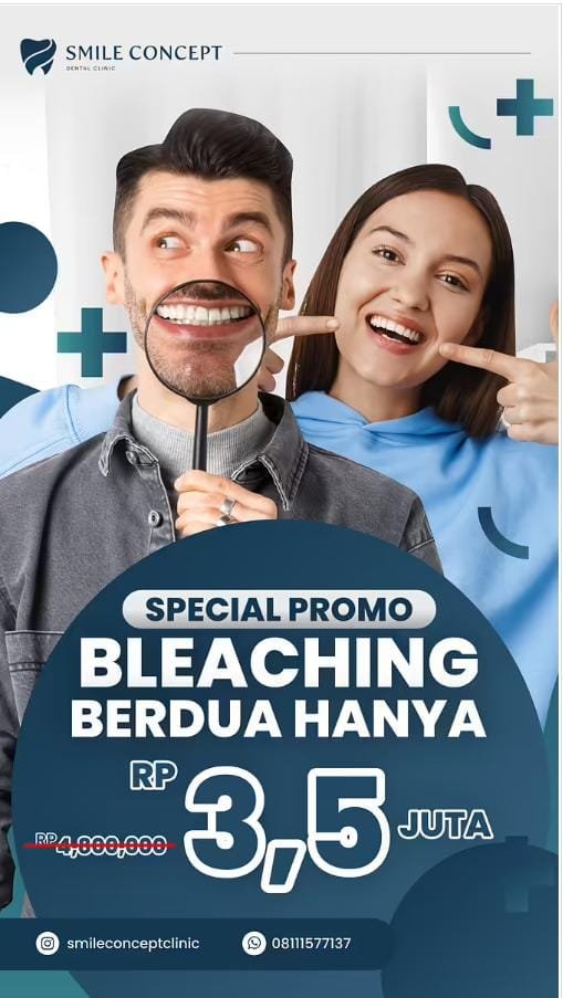 harga bleaching gigi terdekat